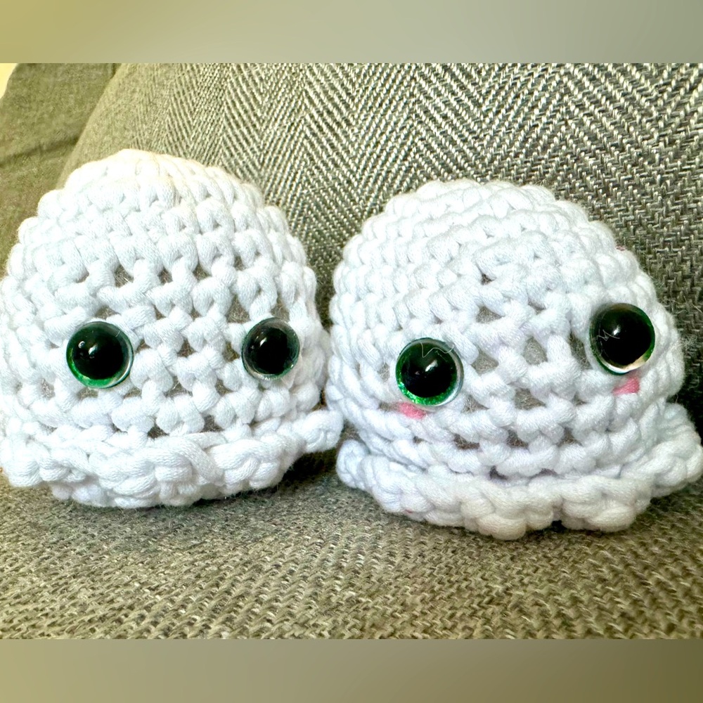 Handmade Crochet Ghost Plush